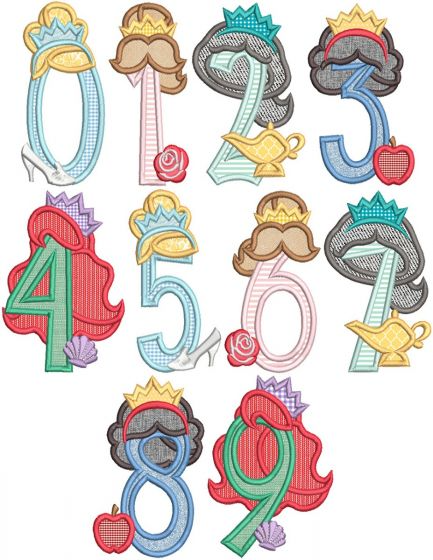 One Hair numbered Princess