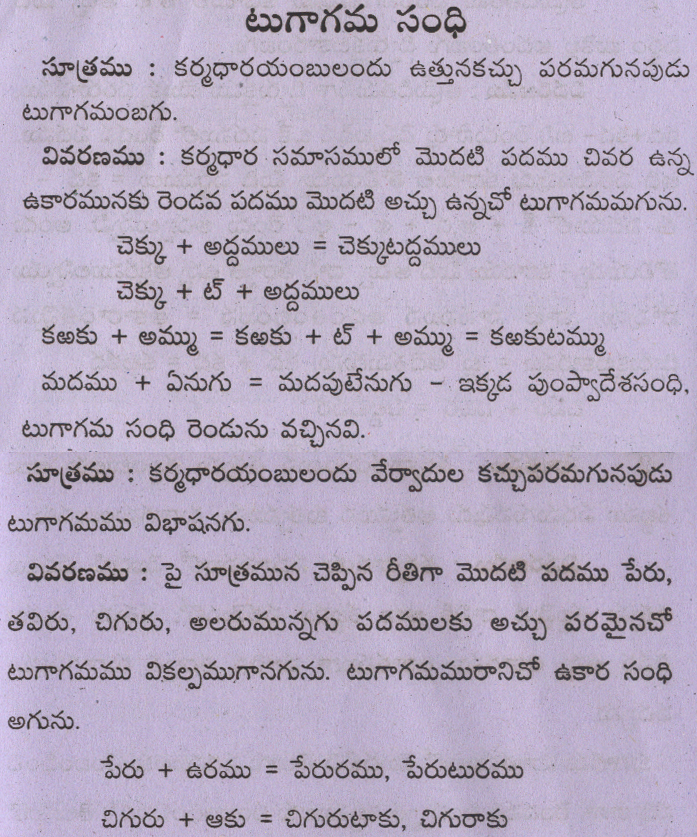 Tugagama Sandhi