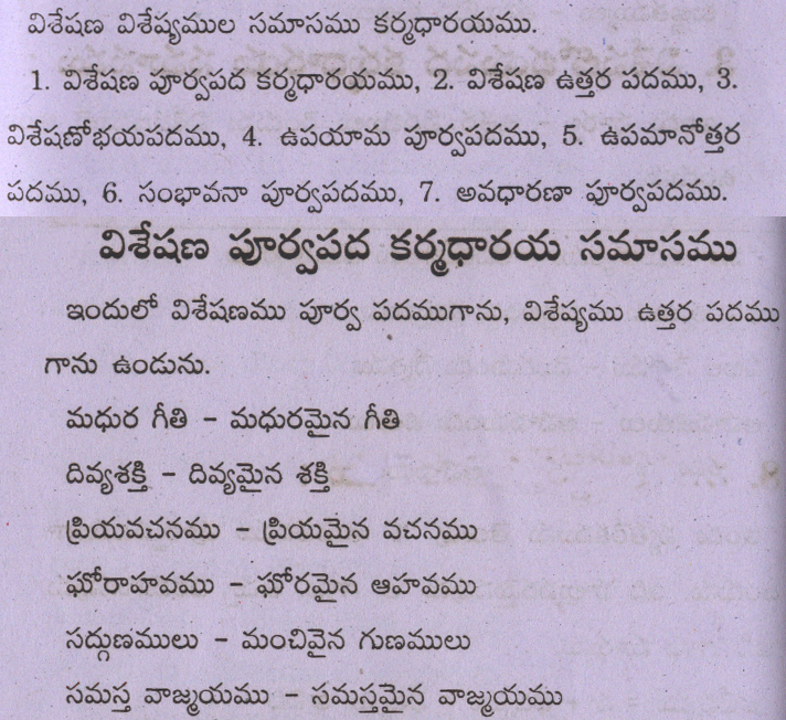 Visheshana Purvapada Samasamu